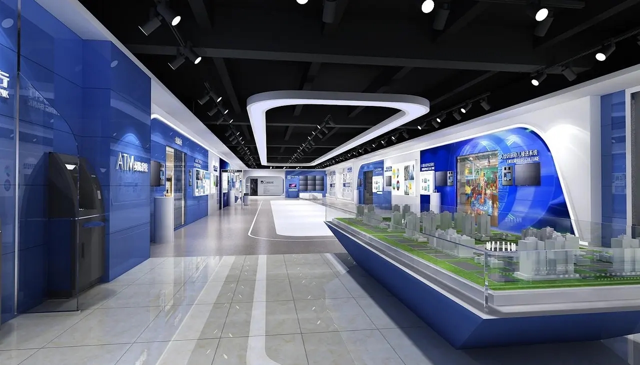 展廳設(shè)計(jì) ，展廳 ，鑫時(shí)空